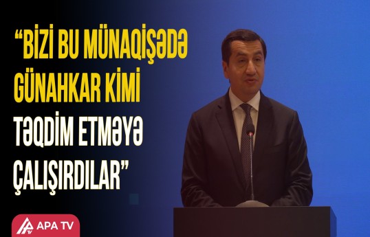Hikmət Hacıyev ölkəmizə qarşı aparılan media kampaniyalarından danışdı
                                                
