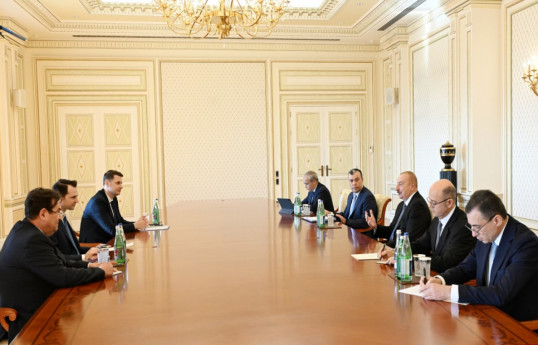 Le président Ilham Aliyev reçoit le ministre roumain de l'Énergie - Mise à Jour 