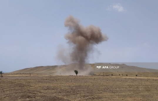Trois Azerbaïdjanais blessés dans une explosion de mine sur l'ancienne ligne de contact à Terter