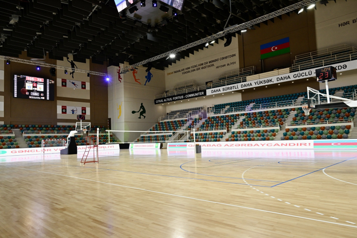 Le président Aliyev participe à l’inauguration du Palais des Sports de Gandja