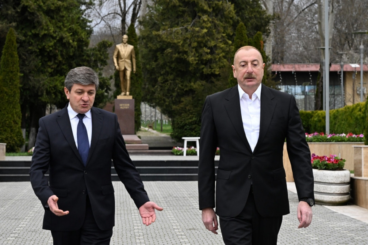 Déplacement du président Aliyev dans la région de Guébélé - Mise à Jour 