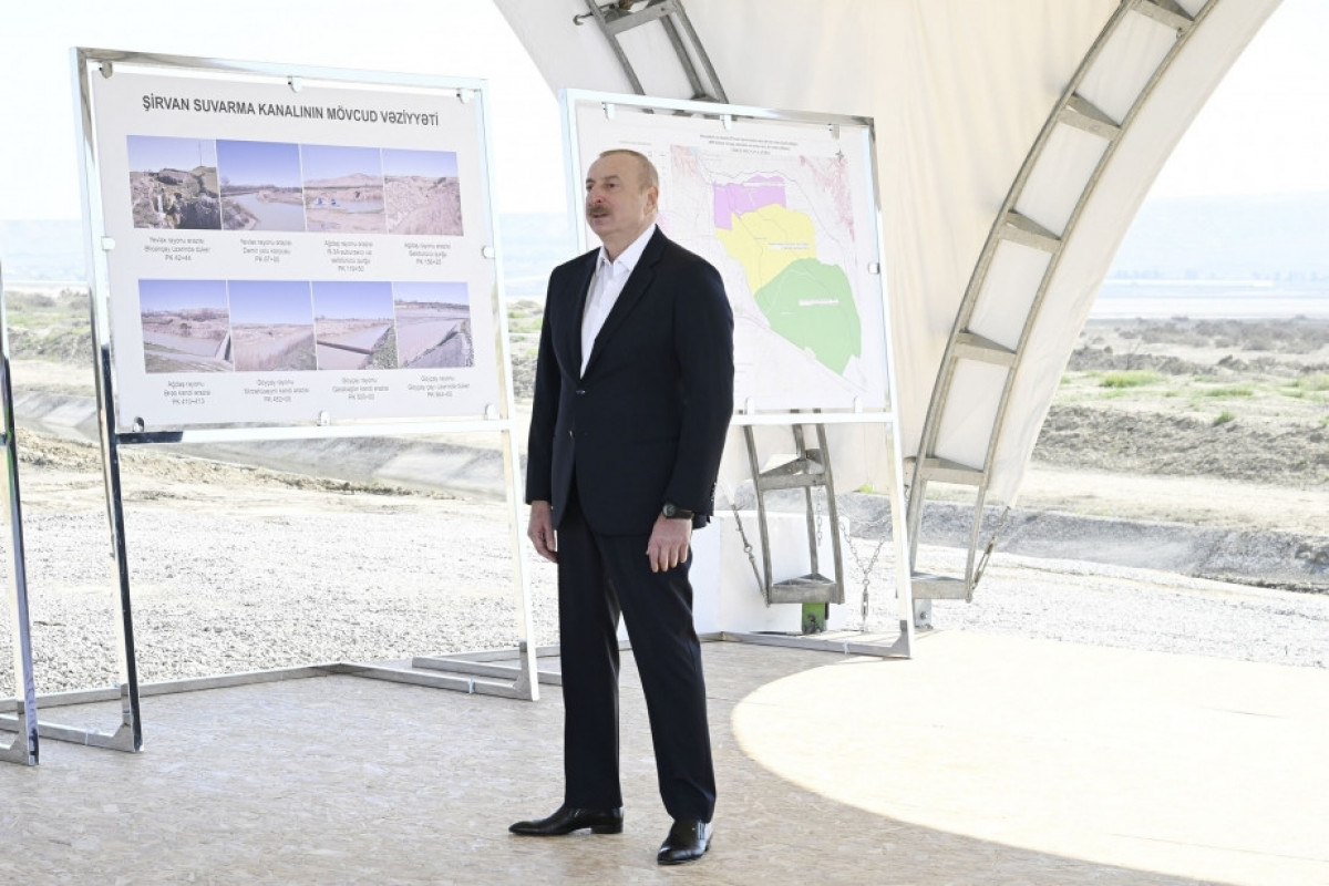 Le président Aliyev: La mise en service du canal d