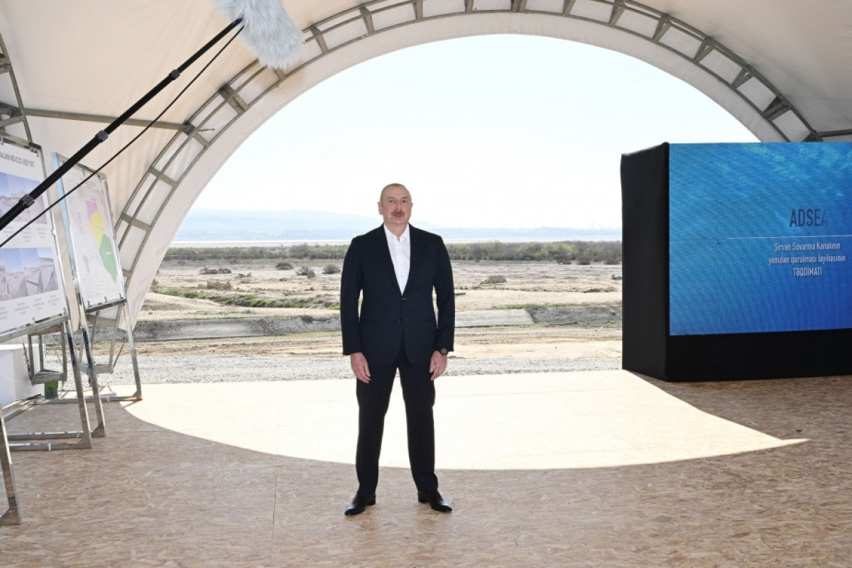 Le président Ilham Aliyev : Utiliser efficacement les ressources en eau est notre tâche principale