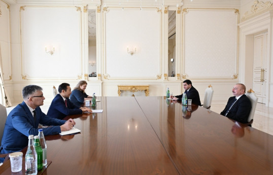 Le président de la République reçoit le secrétaire général de la Conférence sur l’interaction et les mesures de confiance en Asie