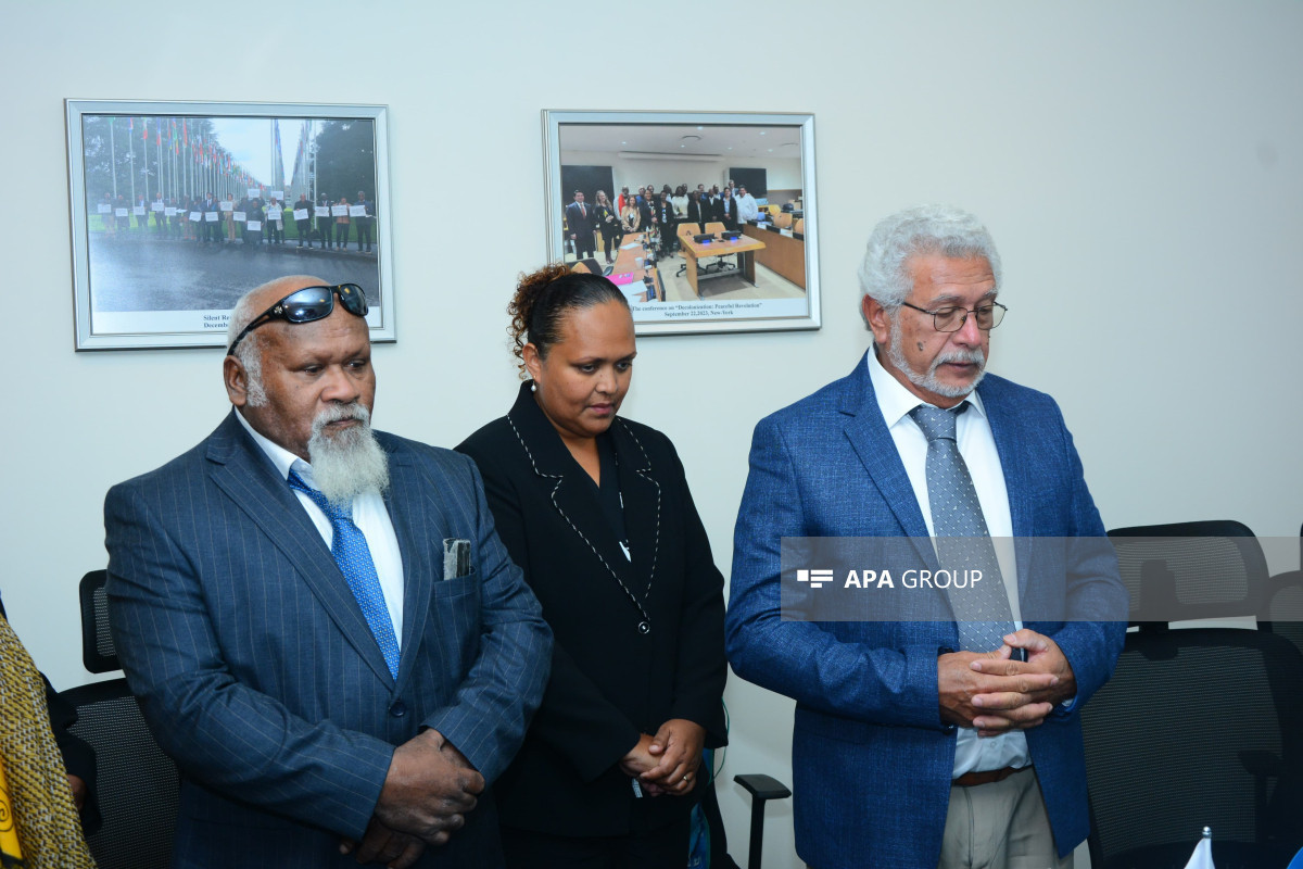 Le directeur exécutif du Groupe d'initiative de Bakou s'entretient avec les membres de la délégation du Parlement de Nouvelle-Calédonie - Photo 