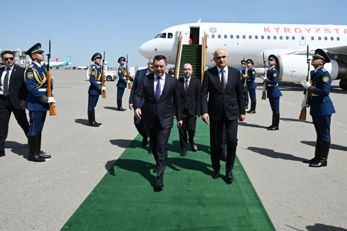 Le président kirghiz arrive en Azerbaïdjan - Mise à jour 