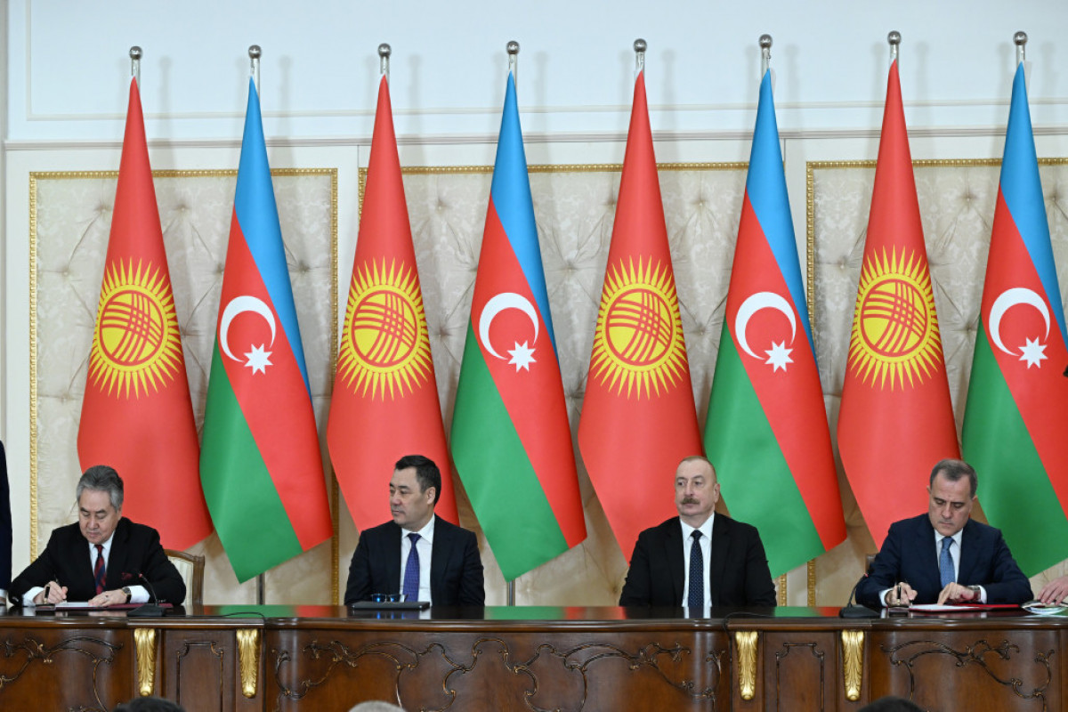 Signature d’un certain nombre de documents entre l’Azerbaïdjan et le Kirghizistan