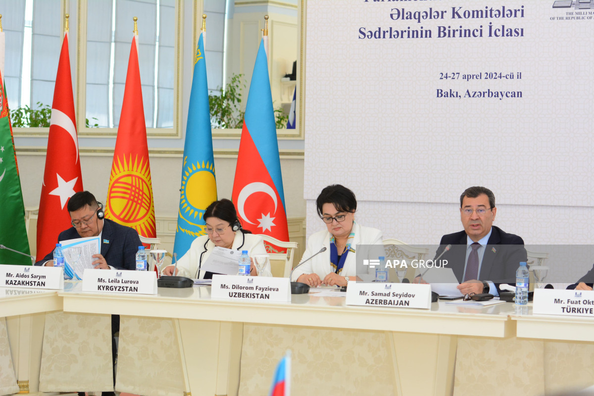 Bakou accueille la première réunion des présidents des commissions des affaires étrangères des parlements de l'OET - Photos 