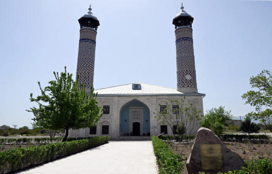 Agdam : les présidents azerbaïdjanais et kirghiz participent à la réouverture de la Mosquée Juma restaurée