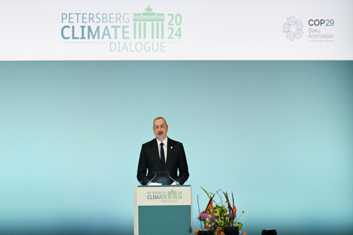 Le président Ilham Aliyev a pris la parole au 15e Dialogue de Petersberg sur le climat à Berlin - Mise à Jour 