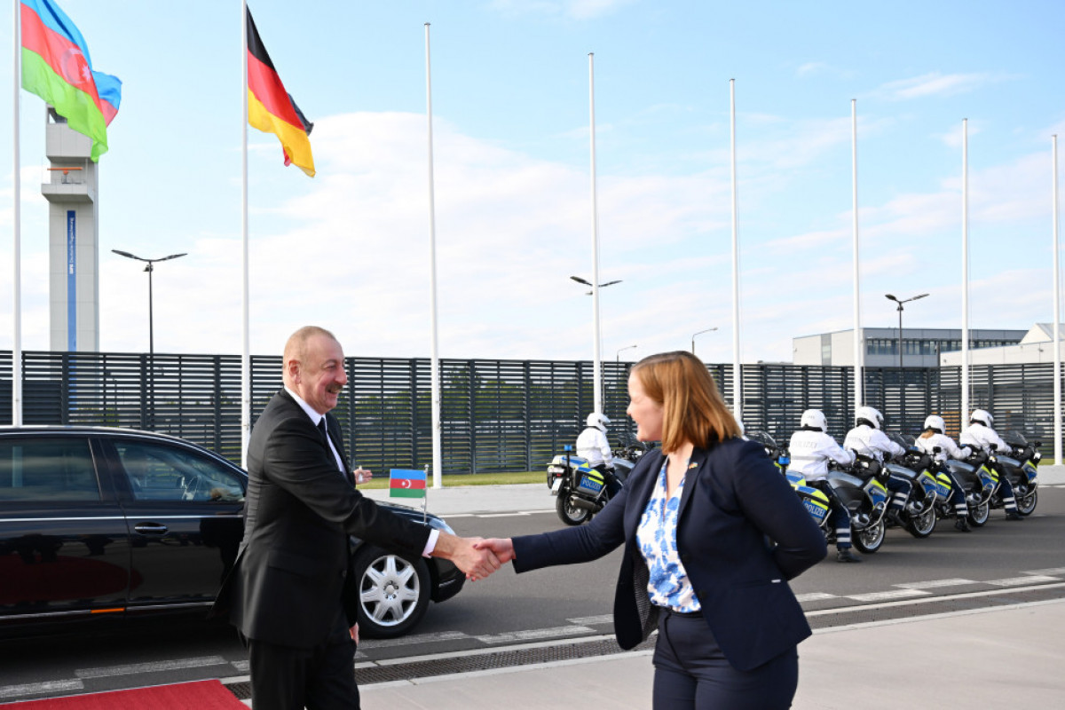 Le président Ilham Aliyev termine sa visite de travail en Allemagne
