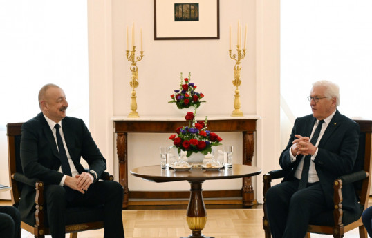 Entretien en format élargi des présidents azerbaïdjanais et allemand