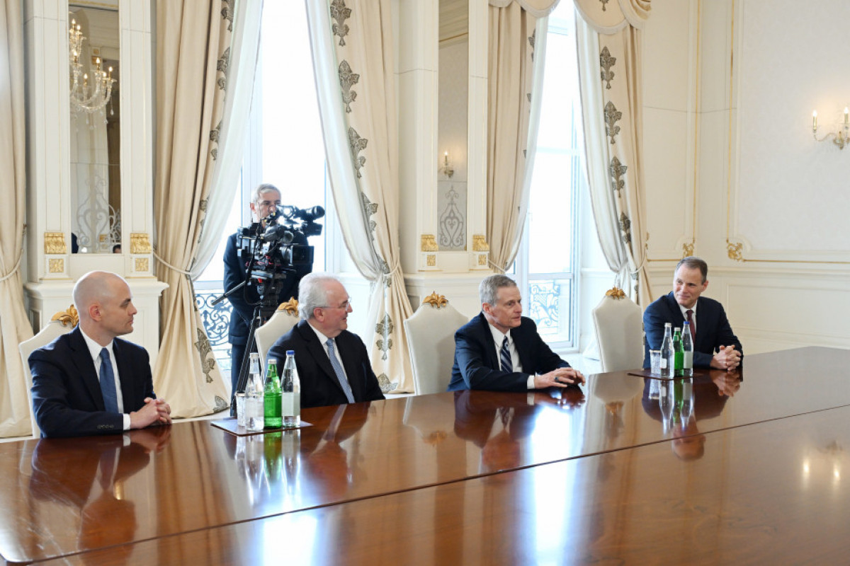 Le président azerbaïdjanais reçoit les représentants de l'Eglise de Jésus-Christ des Saints des Derniers Jours et de la Fondation Stirling