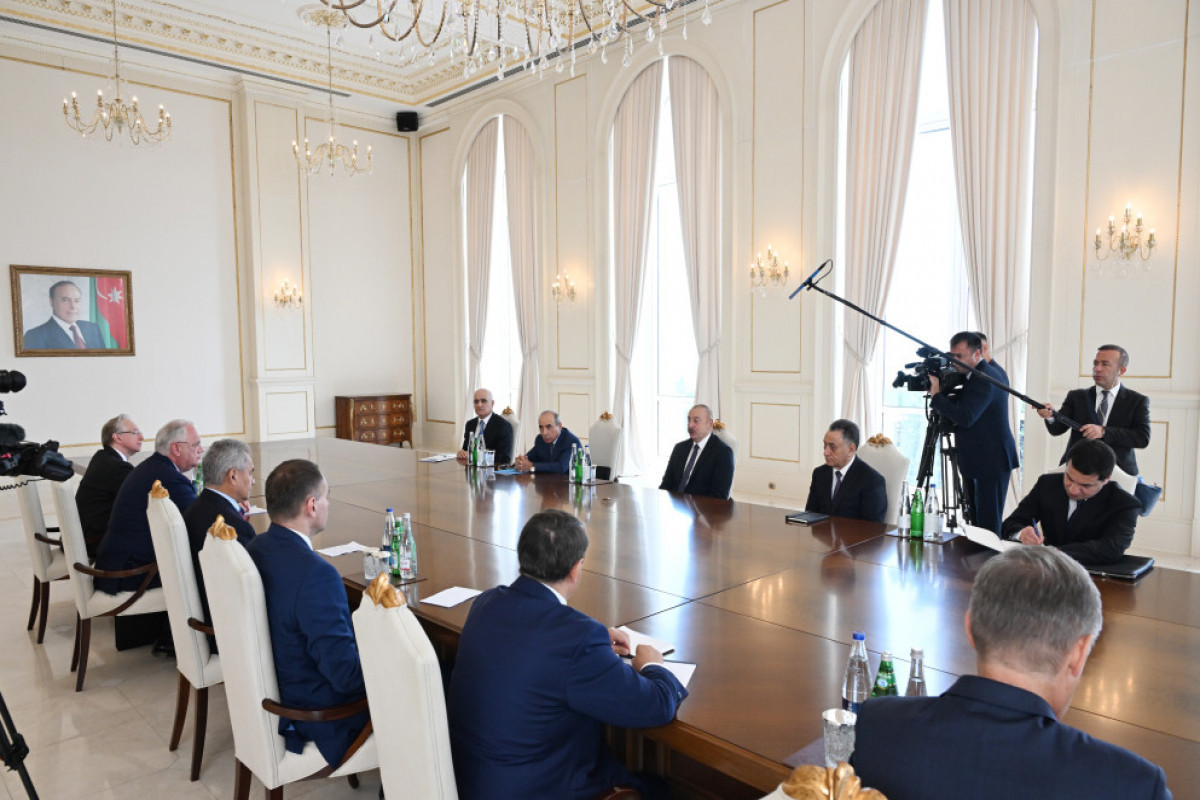 Le président azerbaïdjanais reçoit le secrétaire du Conseil de sécurité de la Fédération de Russie