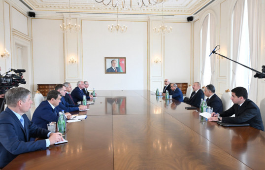 Le président azerbaïdjanais reçoit le secrétaire du Conseil de sécurité de la Fédération de Russie