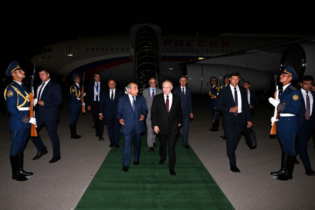 Visite d’Etat du président russe Vladimir Poutine en Azerbaïdjan