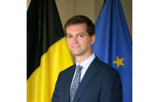 L'ambassadeur belge nouvellement nommé en Azerbaïdjan arrive à Bakou