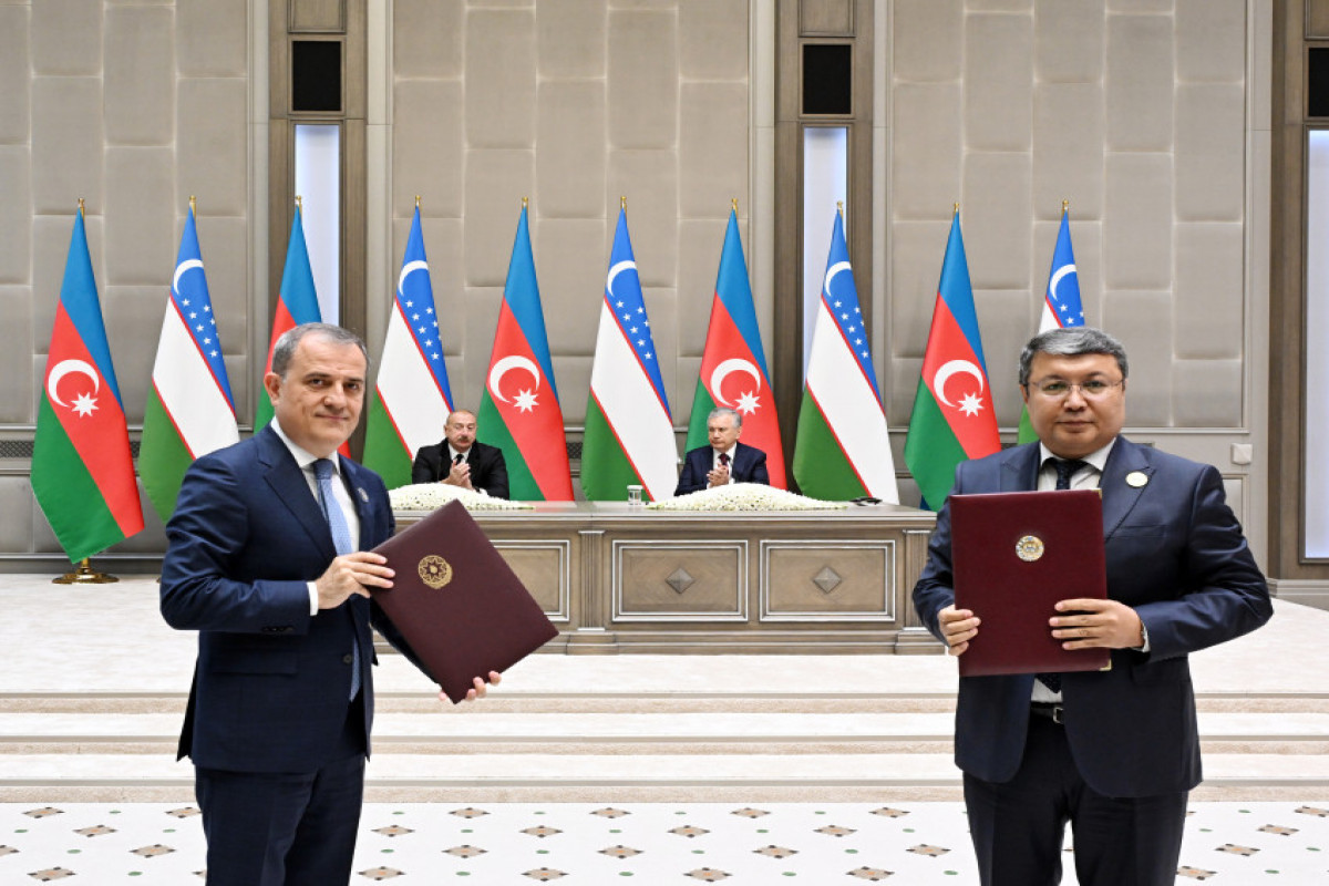 L’Azerbaïdjan et l’Ouzbékistan signent un certain nombre de documents