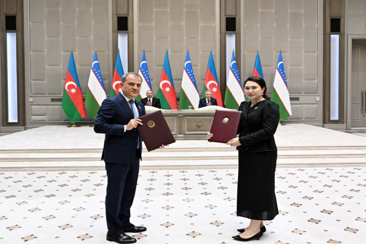 L’Azerbaïdjan et l’Ouzbékistan signent un certain nombre de documents