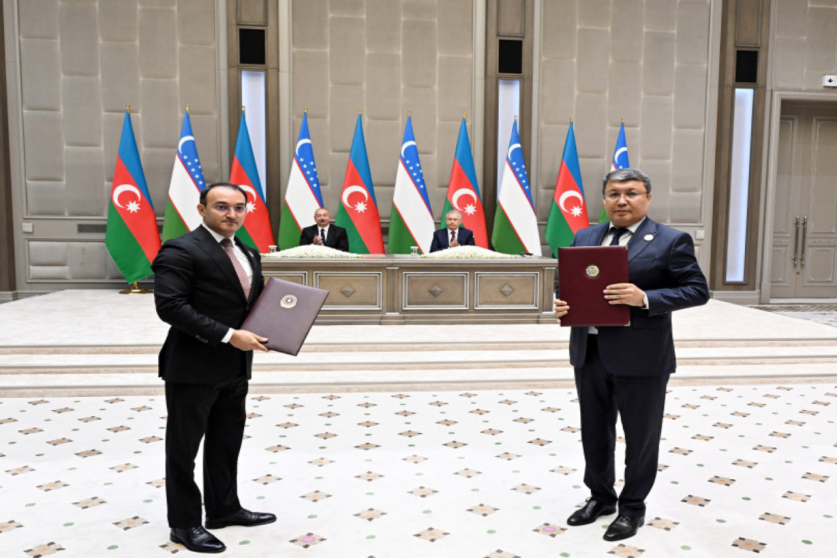 L’Azerbaïdjan et l’Ouzbékistan signent un certain nombre de documents