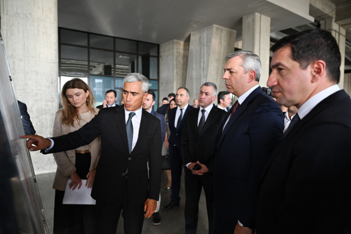 Le président du Comité d’organisation de la COP29 visite le Stade olympique de Bakou