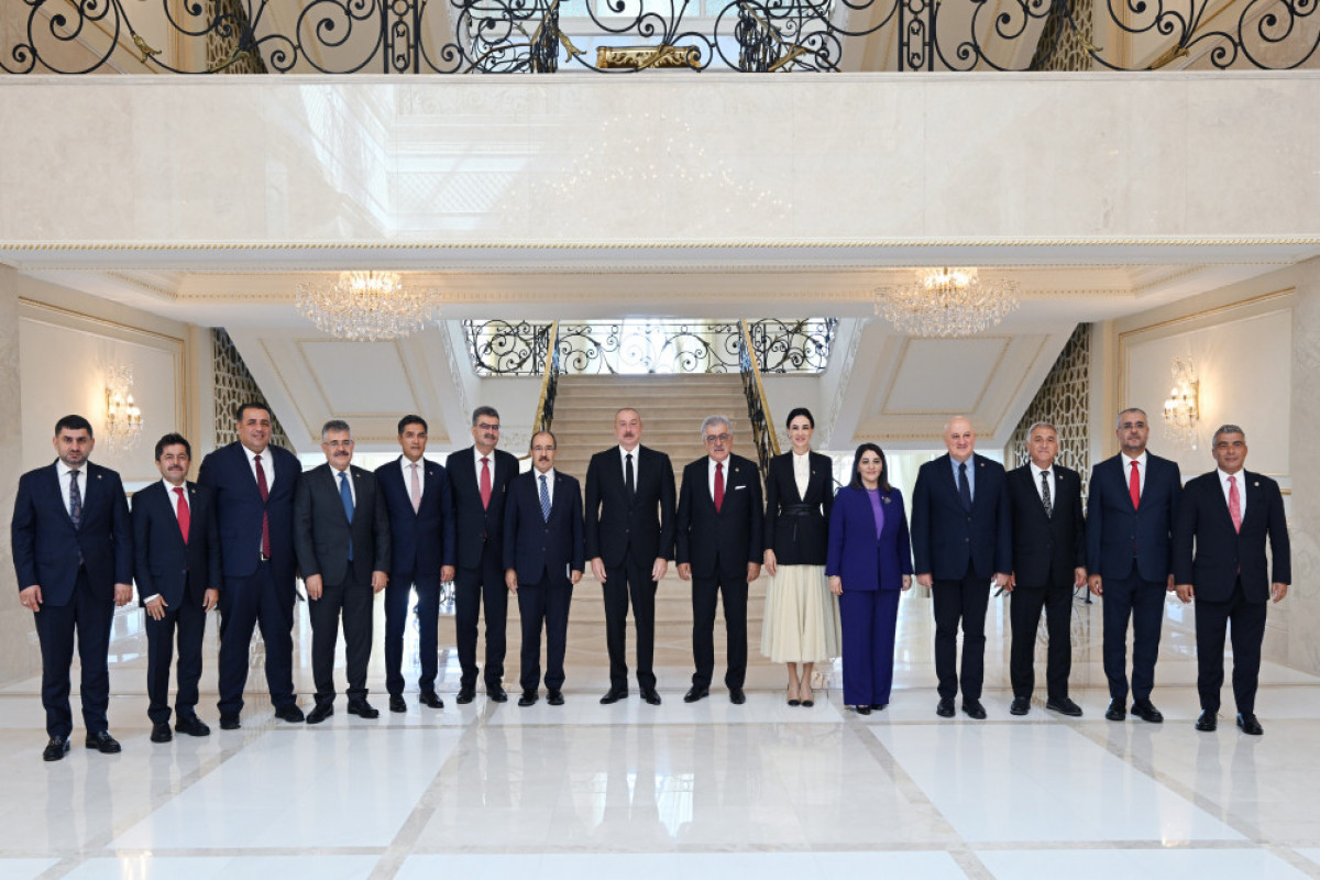 Le président Ilham Aliyev reçoit une délégation parlementaire turque