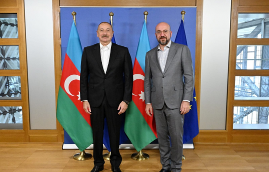 Présidentielle : Charles Michel présente ses félicitations au président Ilham Aliyev