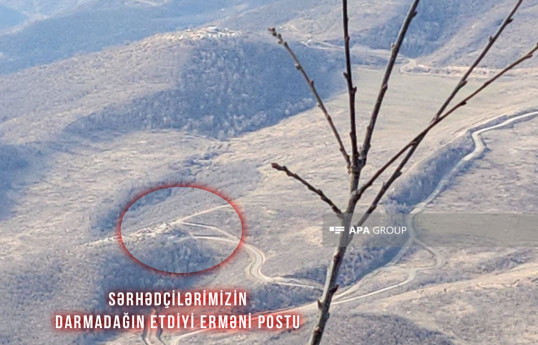 Poste arménien détruit par les gardes-frontières azerbaïdjanais à la frontière conventionnelle - Photo - Vidéo