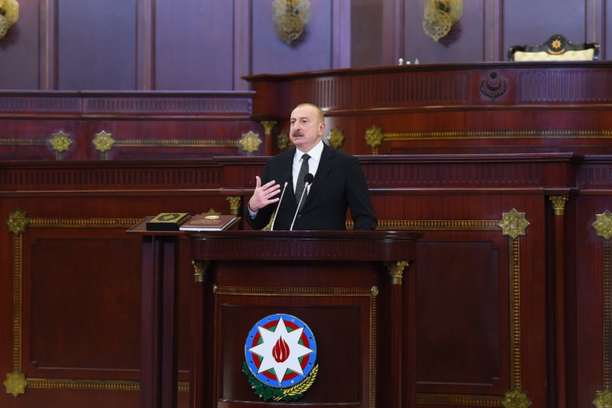 Le président Ilham Aliyev : Si l`Arménie ne remet pas sa législation en ordre normal, il n`y aura pas de traité de paix