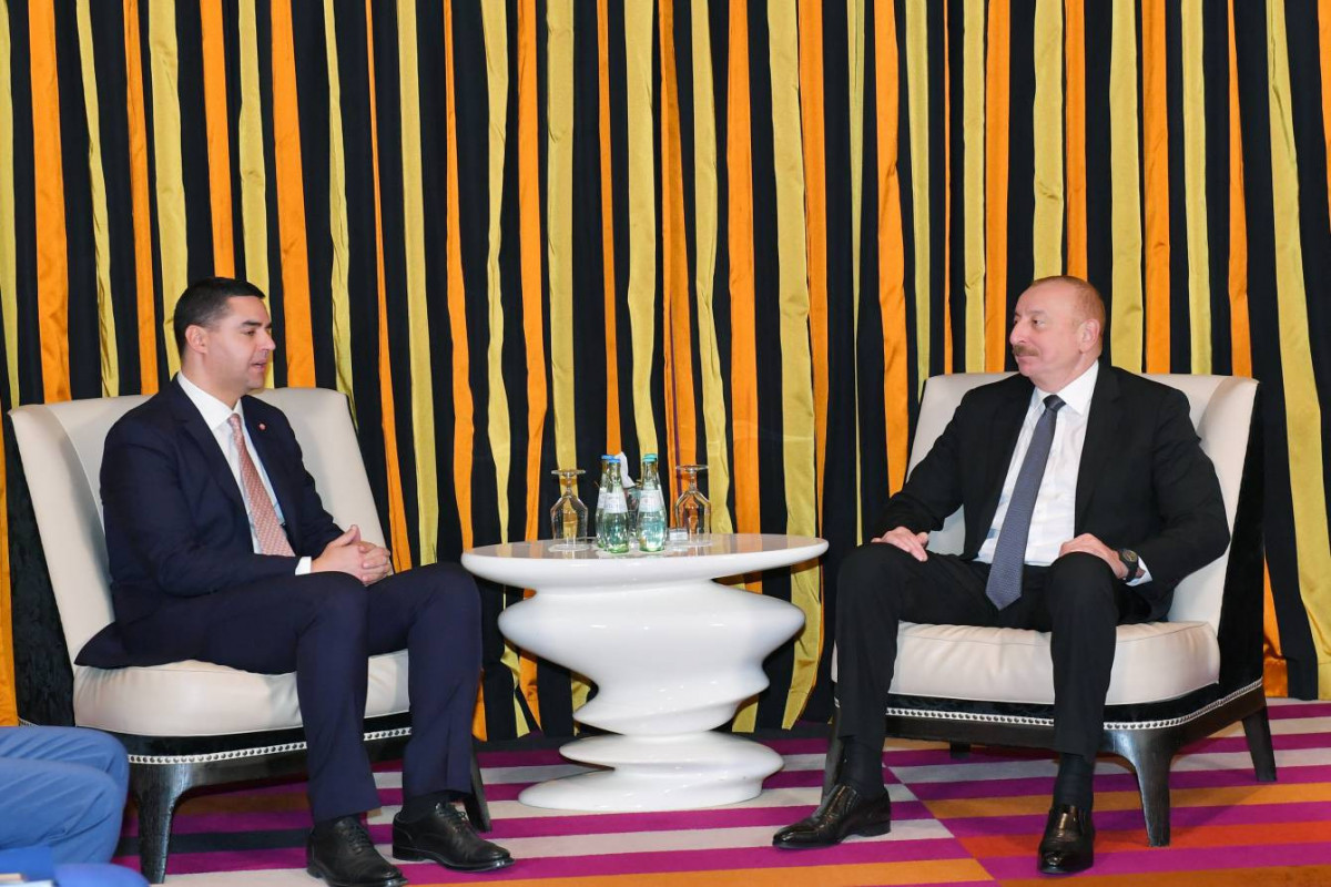Le président Ilham Aliyev a rencontré le président en exercice de l