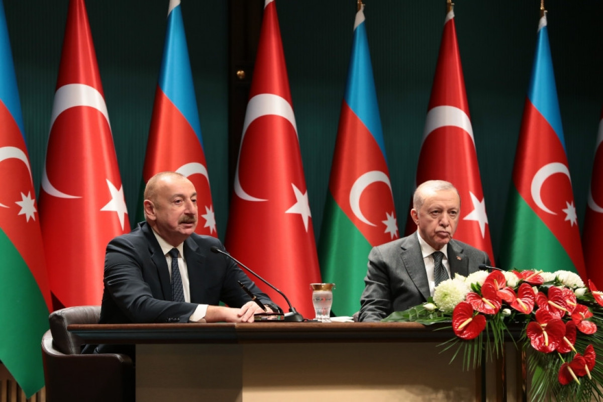 Les président azerbaïdjanais et turc font des déclarations à la presse - Vidéo  - Photos 