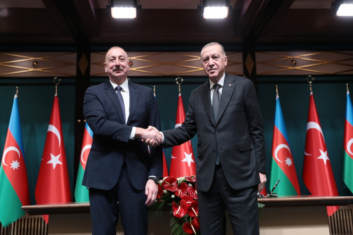 Les président azerbaïdjanais et turc font des déclarations à la presse - Vidéo  - Photos 