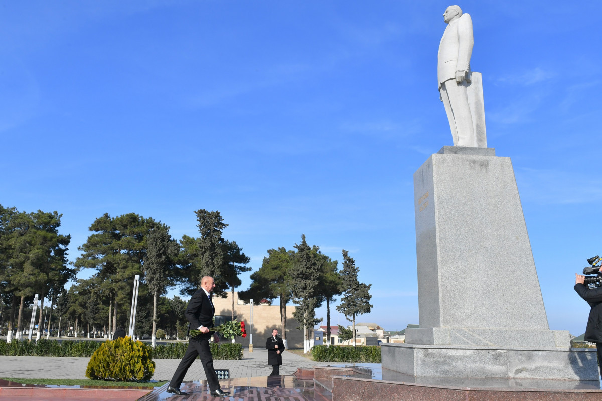 Déplacement du président Ilham Aliyev dans la région de Neftchala - Mise à Jour  - Photos 