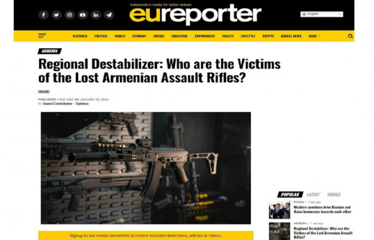 17 000 armes automatiques disparues en Arménie après la deuxième guerre du Karabagh pourraient tomber entre les mains de l'Iran