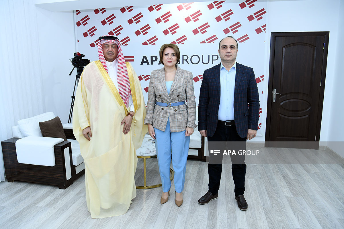 L'ambassadeur d'Arabie Saoudite en Azerbaïdjan invité de l'Agence de presse l'APA