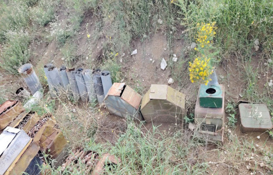 Un grand nombre de munitions trouvé à Khodjaly - Photo - Vidéo