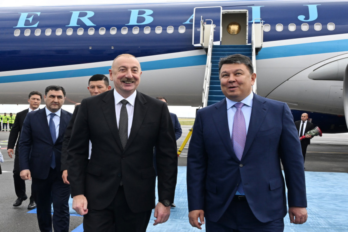 Le président Ilham Aliyev effectue une visite au Kazakhstan