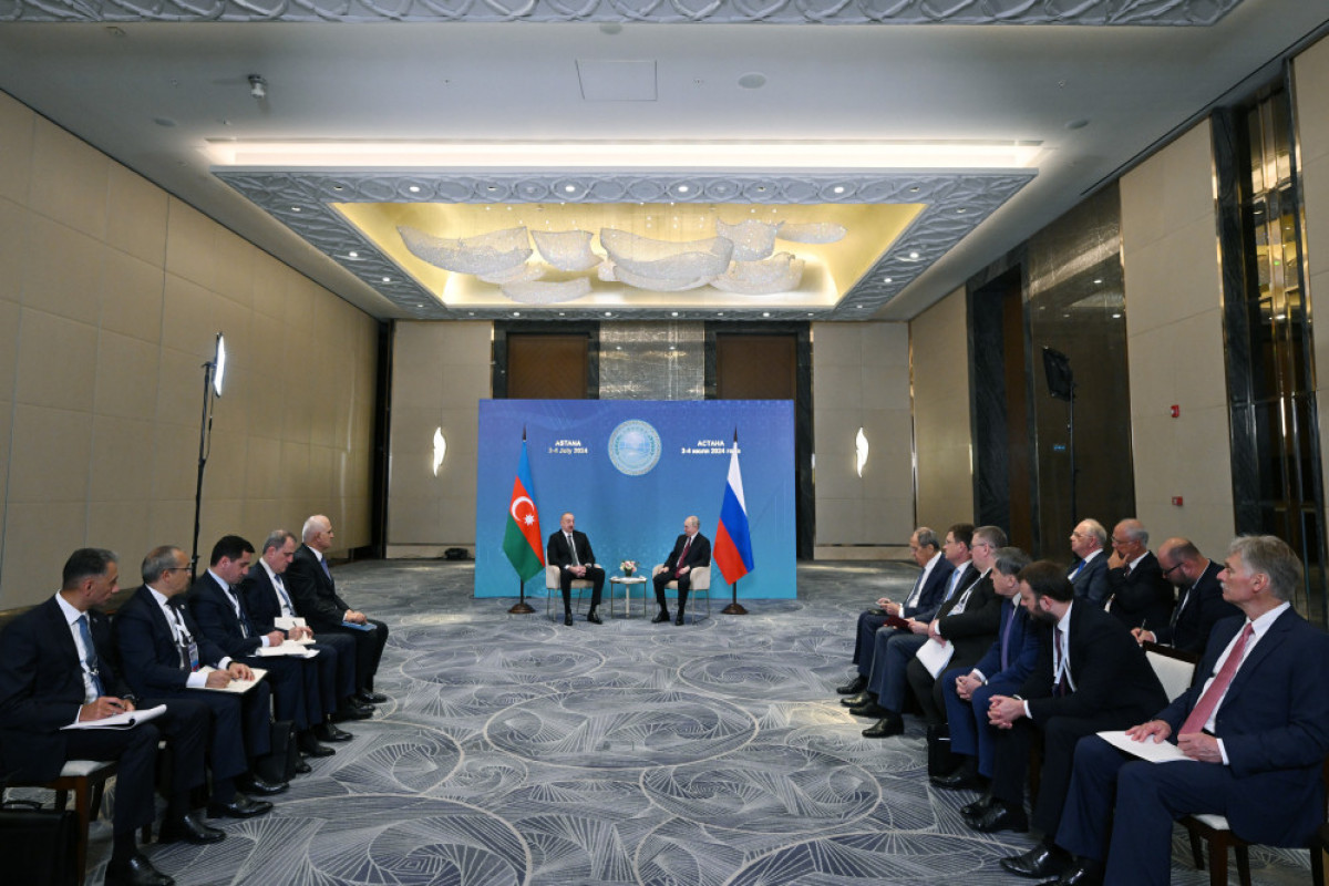 Les présidents Aliyev et Poutine se réunissent à Astana - Mise à jour 
