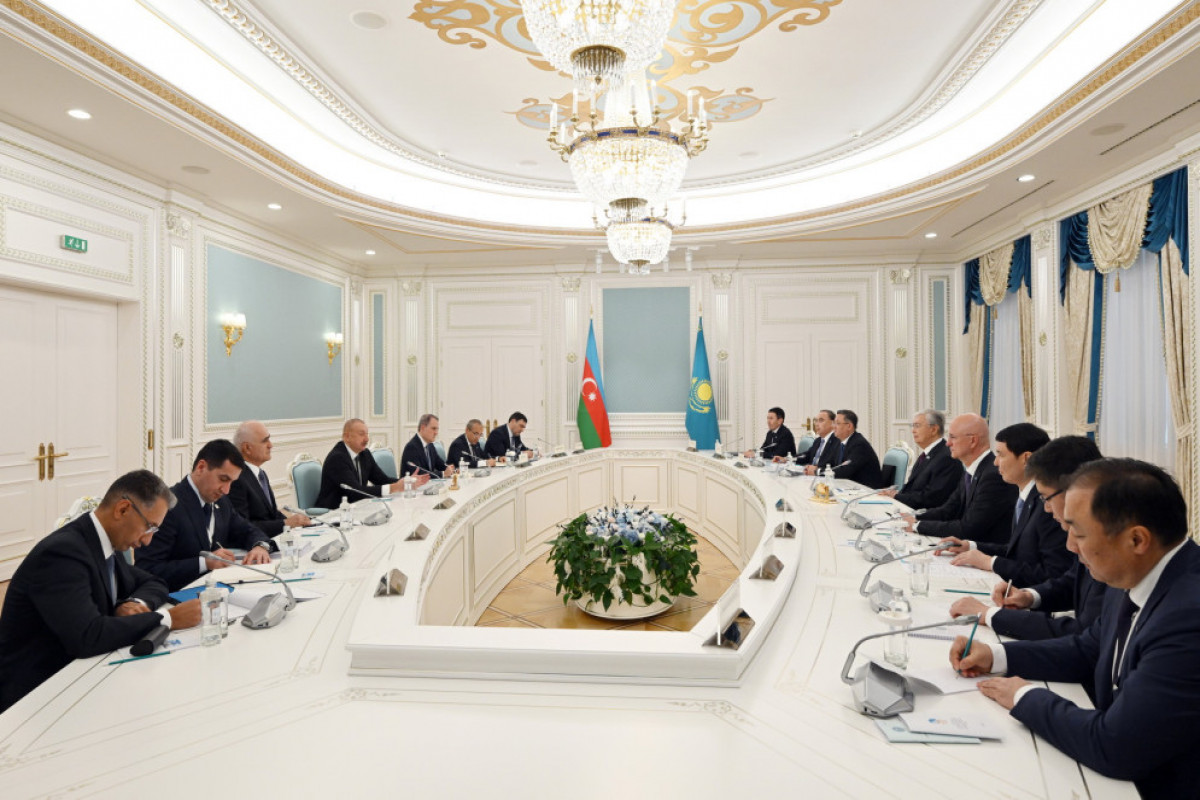 Entretien des présidents azerbaïdjanais et kazakh à Astana - Mise à jour 