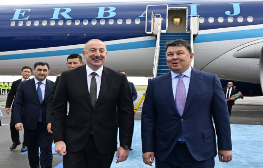 Le président Ilham Aliyev effectue une visite au Kazakhstan