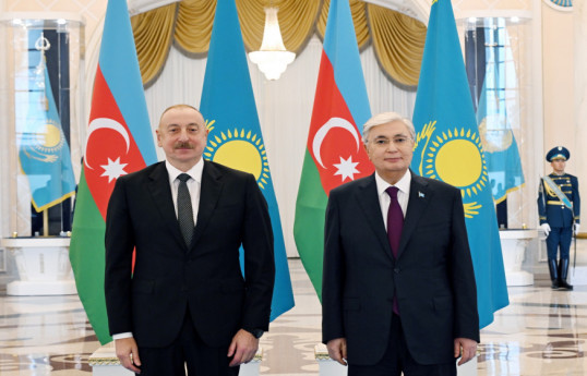 Entretien des présidents azerbaïdjanais et kazakh à Astana - Mise à jour 
