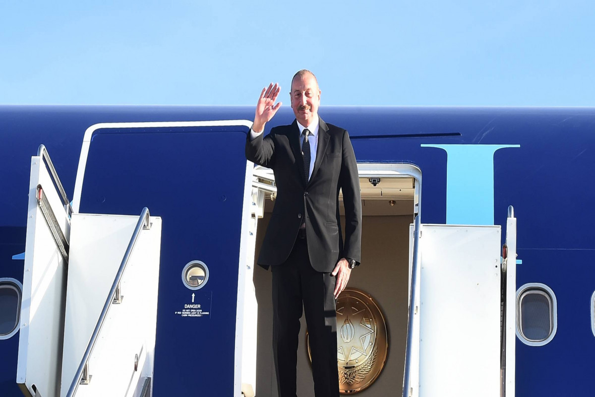 Le président Ilham Aliyev termine sa visite au Kazakhstan
