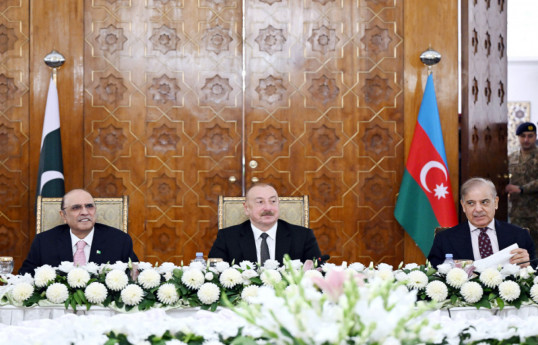 Un banquet d’Etat offert en l’honneur du président azerbaïdjanais à Islamabad