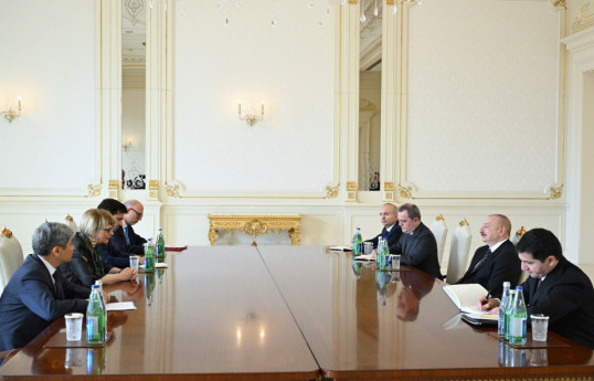 Le président azerbaïdjanais reçoit la secrétaire générale de l’OSCE