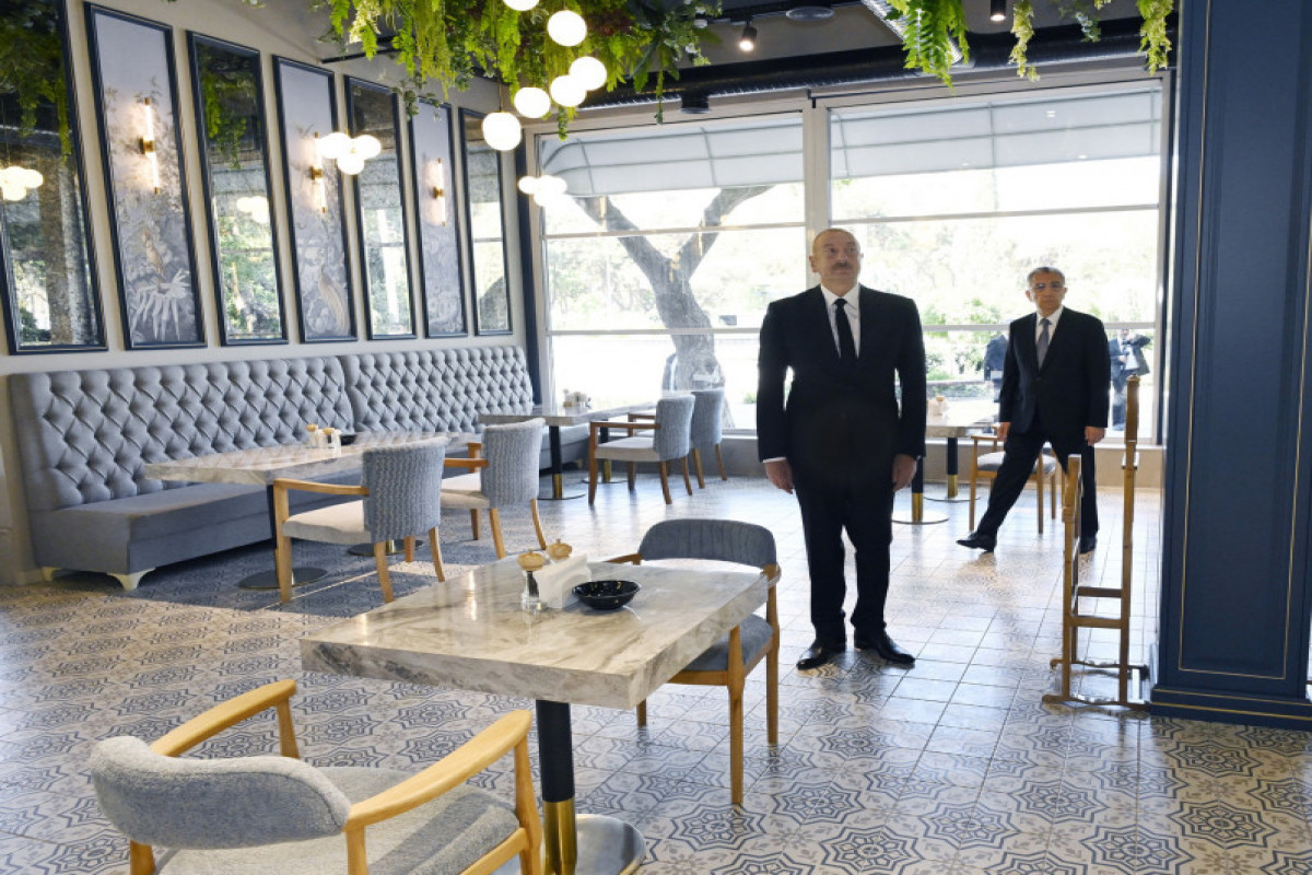 Le président Aliyev participe à la réouverture du parc Nerimanov à Bakou