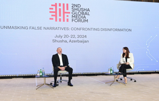 Le président Ilham Aliyev participe à l'ouverture de la 2ème édition du Global Media Forum de Choucha - Vidéo - Mise à jour 