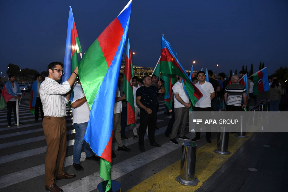 Un groupe d'athlètes azerbaïdjanais part pour les Jeux Olympiques de Paris 2024 - PHOTO 
