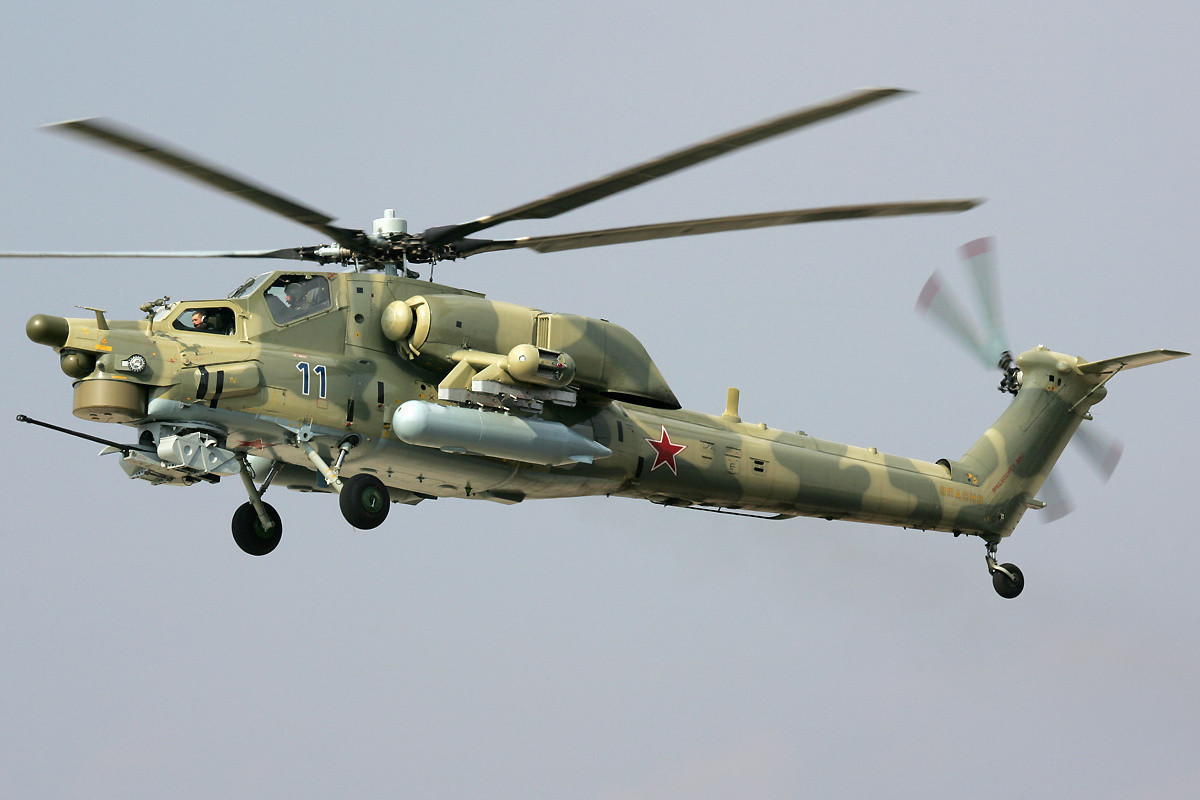 Russie : un hélicoptère de l