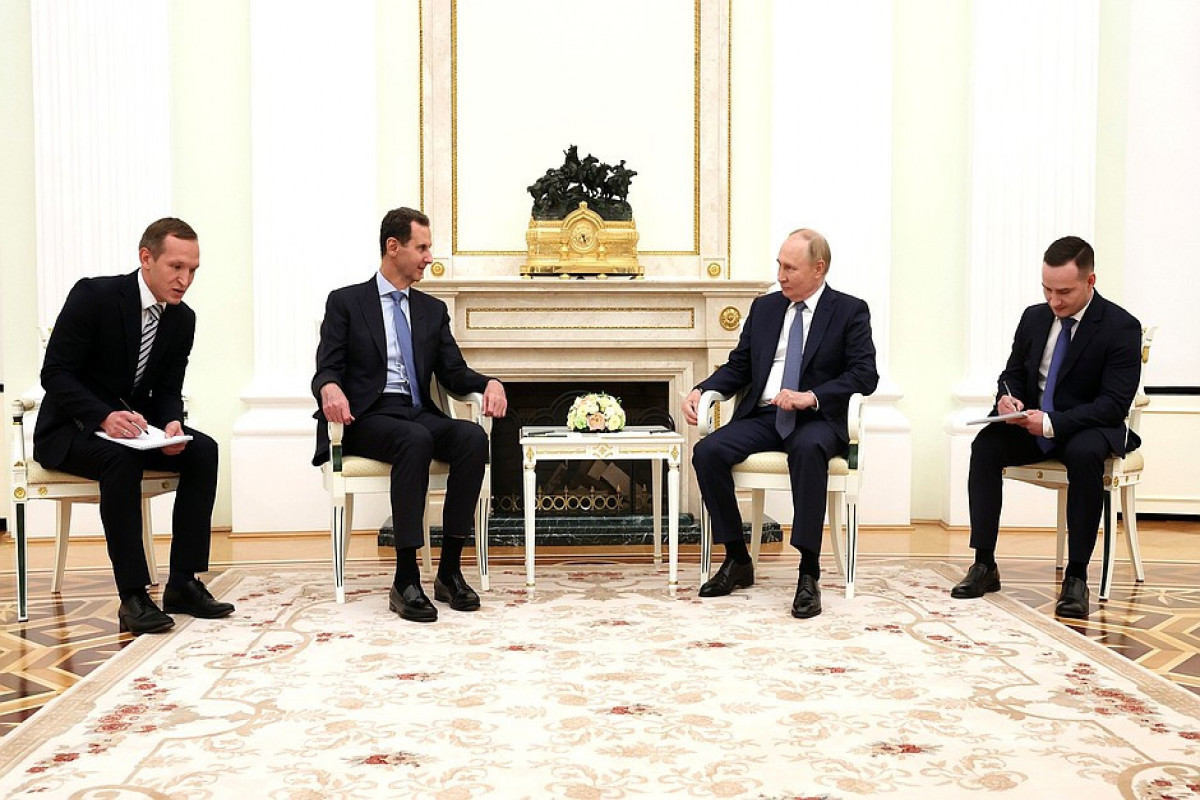 Vladimir Poutine a eu un entretien avec Bachar al-Assad à Moscou