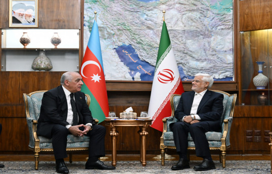 Le Premier ministre azerbaïdjanais rencontre le premier vice-président iranien
